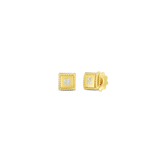 Palazzo Ducale Diamond Accent Satin Stud Earrings