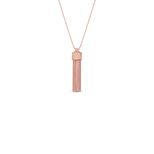 Princess Tassel Diamond Accent Long Necklace