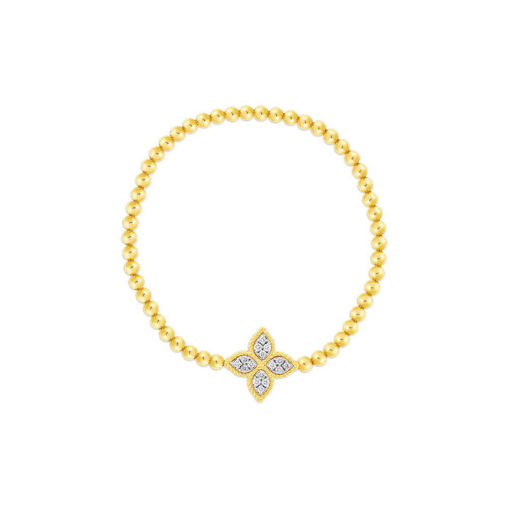 Princess Flower Medium Diamond Stretch Bracelet