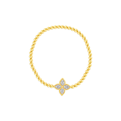 Princess Flower Medium Diamond Stretch Bracelet