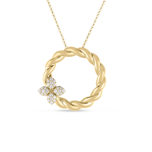 Love In Verona Diamond Twist Necklace
