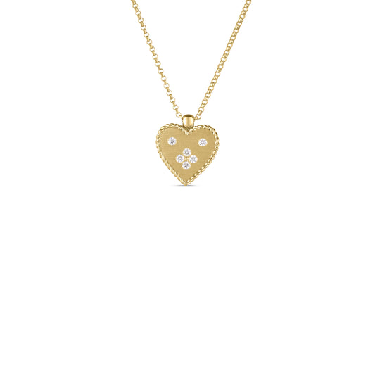 Venetian Princess Small Heart Medallion Necklace