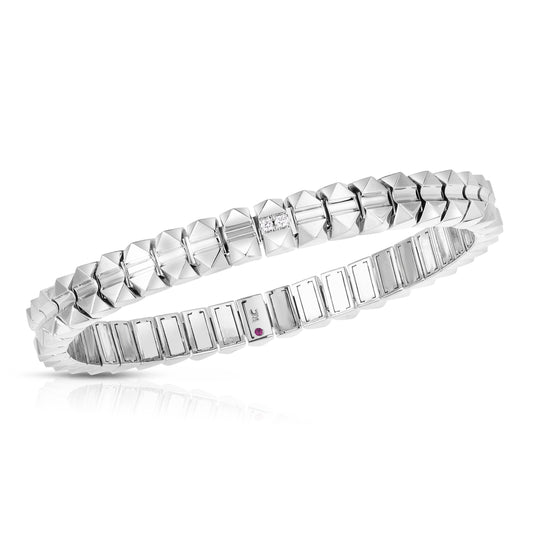Obelisco Diamond Accent Flexible Bangle