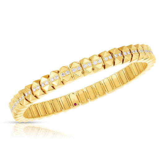 Obelisco Diamond Flexible Bangle