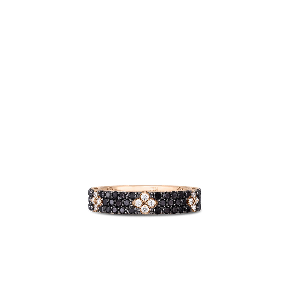 Love In Verona Black And White Diamond Ring