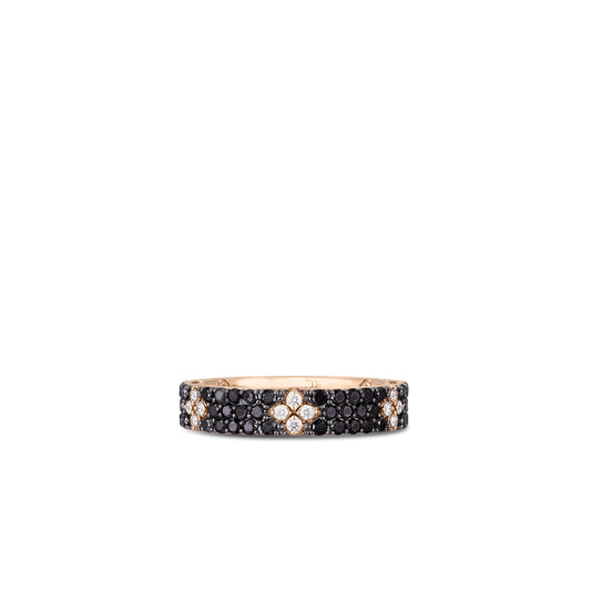 Love In Verona Black And White Diamond Ring