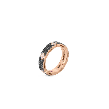 Love In Verona Black And White Diamond Ring