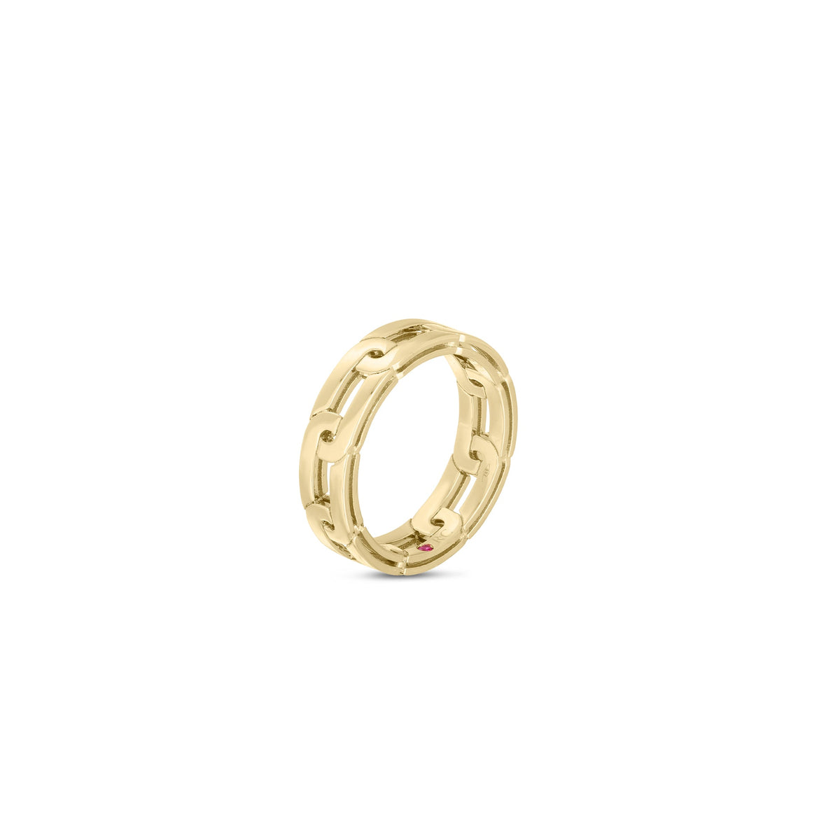 Roberto Coin Navarra Classic Ring Ring Size 6.5 in 18K yellow gold