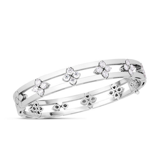 Love In Verona Diamond Open Frame Bangle