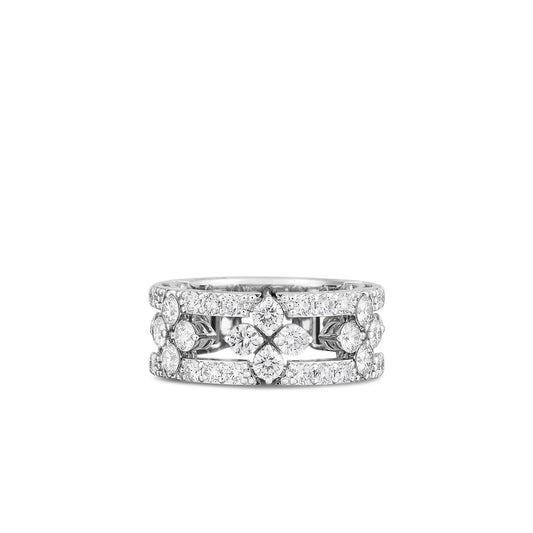 Love In Verona Diamond Open Frame Pave Ring