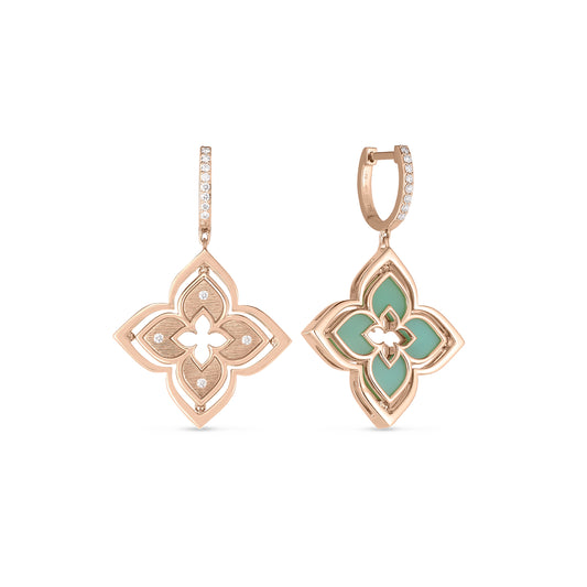 Venetian Princess Pirouette Medium Flower Drop Earrings