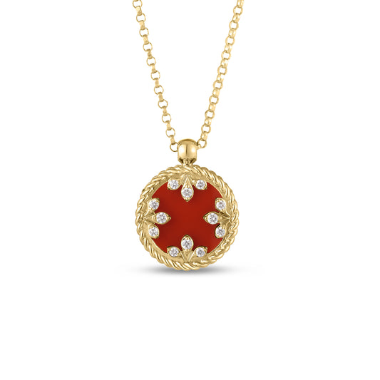 Venetian Medallions Small Pendant Necklace