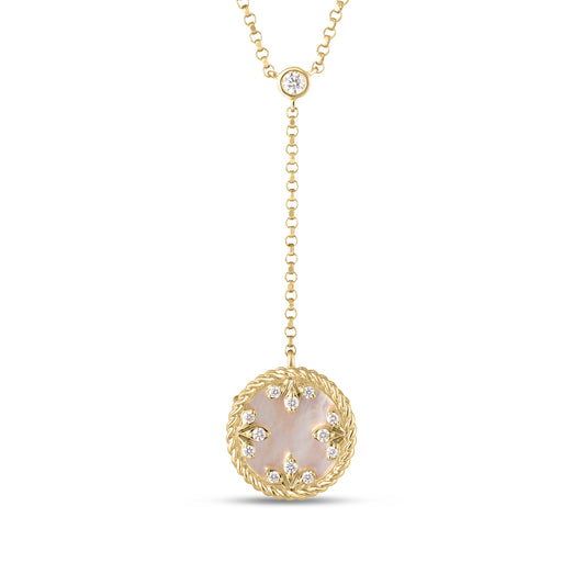 Venetian Medallions Small Dangle Necklace