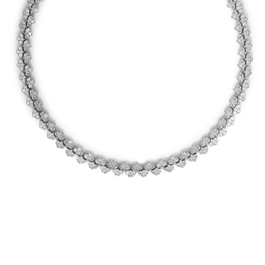 Cobra Pavé Diamond Collar Necklace