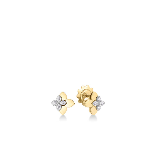 Love In Verona Diamond Flower Earrings