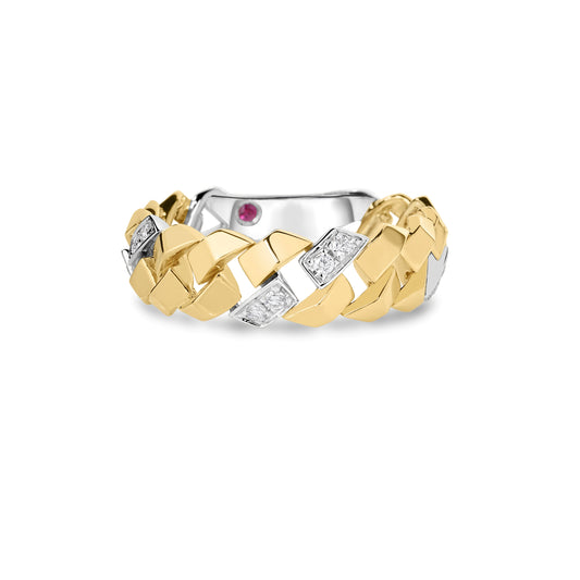Roberto Coin San Marco Narrow Ring Diamond in 18K gold