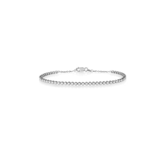 Roberto Coin Diamond Classic Linked Tennis Bracelet Diamond in 18K white gold