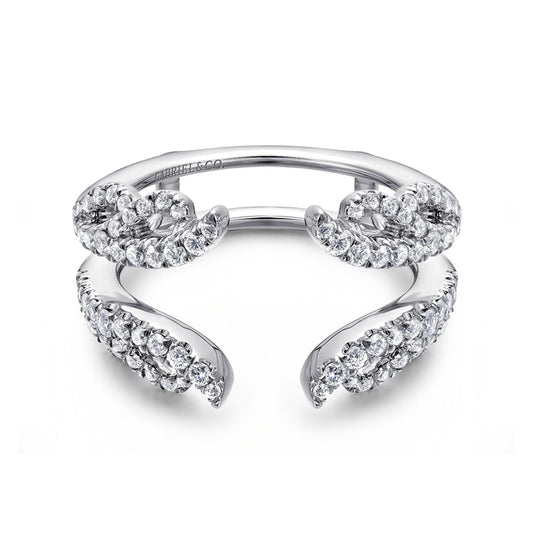 14K White Gold Diamond Ring Enhancer