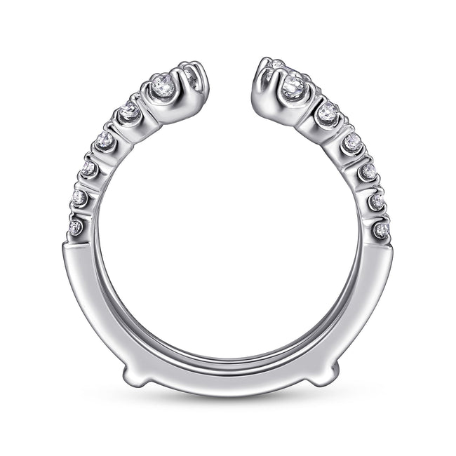 14K White Gold Diamond Ring Enhancer