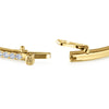 Kwiat Stackable Slim Bangle with Diamonds in 18K Yellow Gold, 2.10 mm