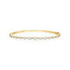 Starry Night Bangle with Diamonds in 18k Yellow Gold
