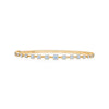 Starry Night Bangle with Diamonds in 18k Yellow Gold