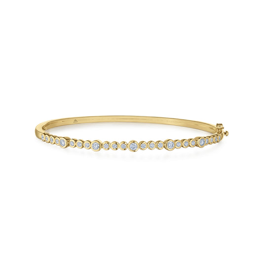 Portofino Confetti Diamond Bangle in 18K Yellow Gold