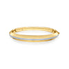 Diamond & 18K Yellow Gold Line Bracelet Signed Fred Leighton