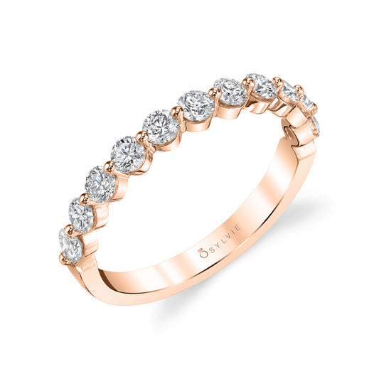 Sylvie Stackable Wedding Band 0.75 CT