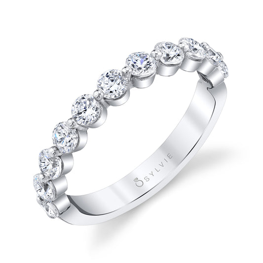 Sylvie Stackable Wedding Band 1.0 CT
