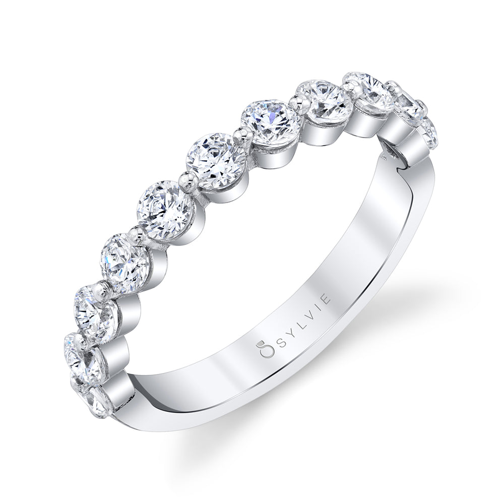 Sylvie Stackable Wedding Band 1.0 CT