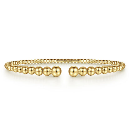 14K Yellow Gold Bujukan Open Bangle
