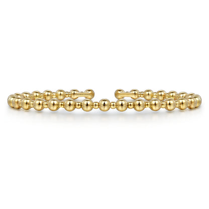 14K Yellow Gold Bujukan Open Bangle