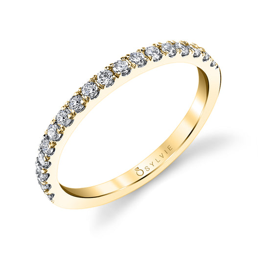 Sylvie Classic Diamond Wedding Band - Jacalyn