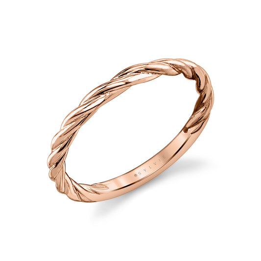 Sylvie Spiral Wedding Band - Jolie