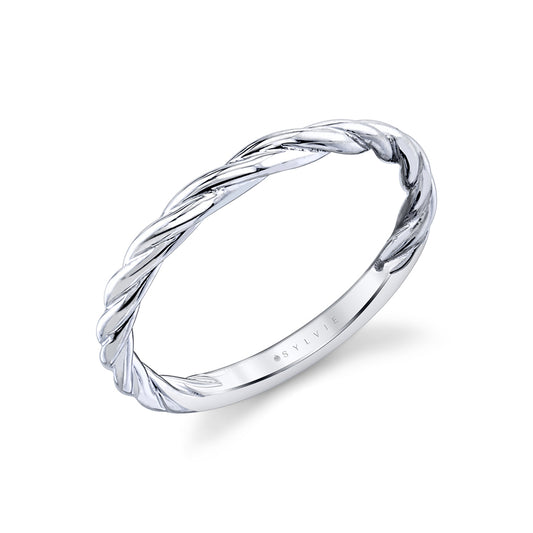 Sylvie Spiral Wedding Band - Jolie