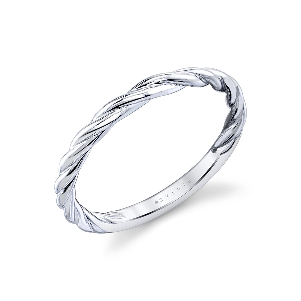 Sylvie Spiral Wedding Band - Jolie