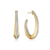 Orbit Hoop Earrings in 18K Yellow Gold