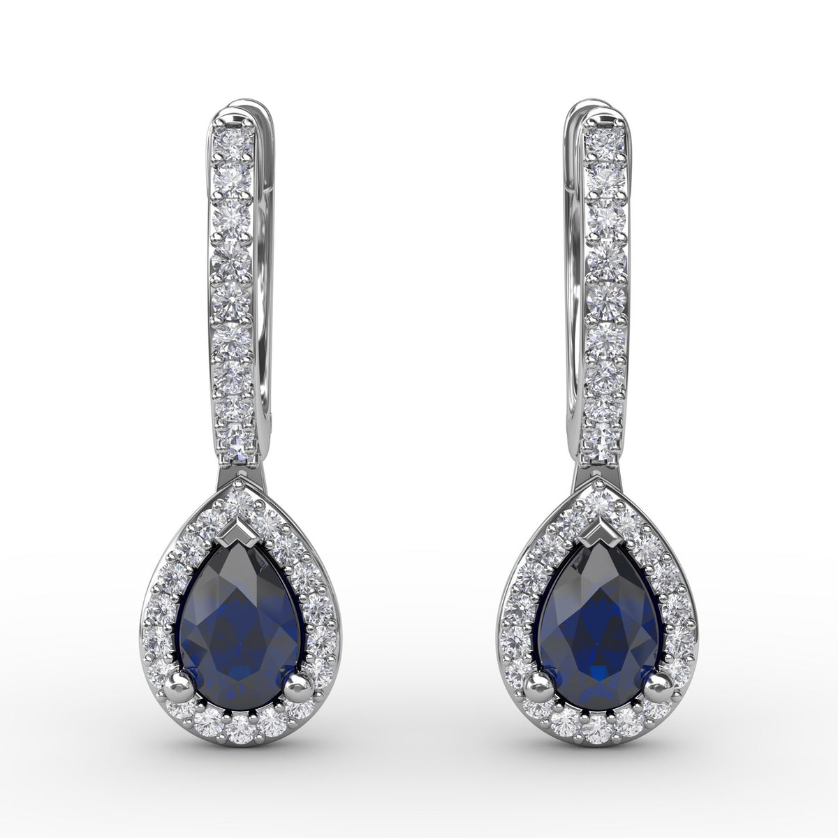 Petite Teardrop Hoop Earrings