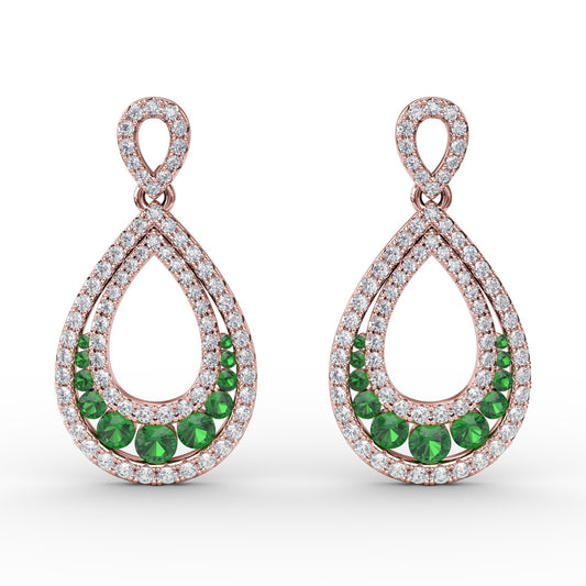 Bedazzled Drop Earrings