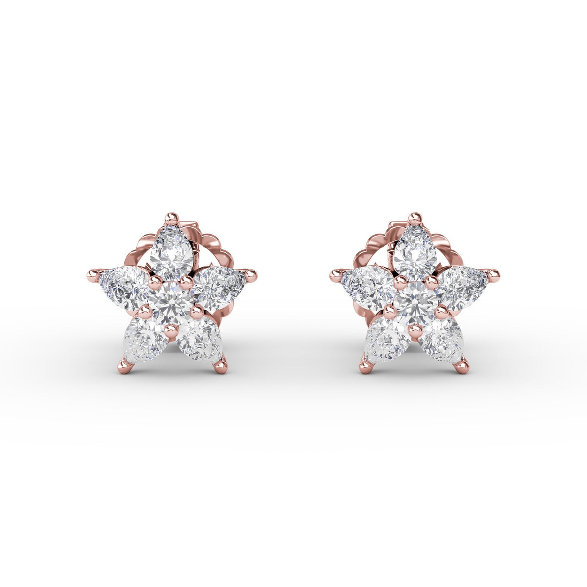 Catalina Diamond Star Stud Earrings