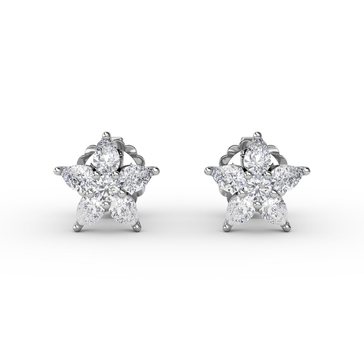 Catalina Diamond Star Stud Earrings