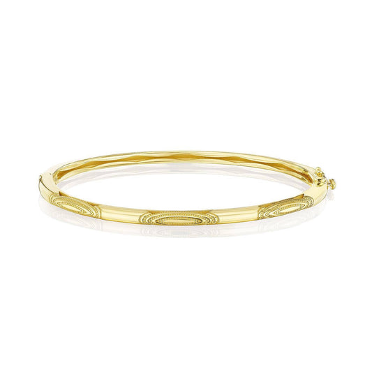 Bangle, Pulse Milgrain, 3mm