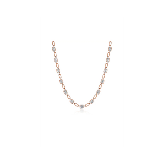 Lab Grown Diamond Link Necklace