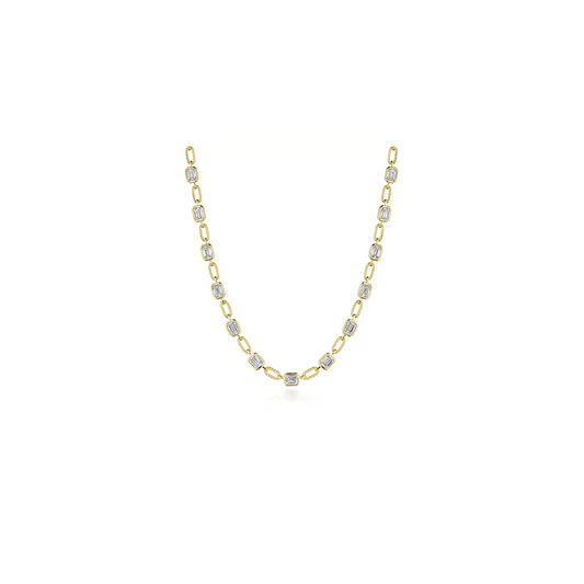 Lab Grown Diamond Link Necklace