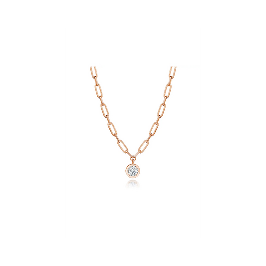 Petite Diamond Link Necklace - 1.54ct