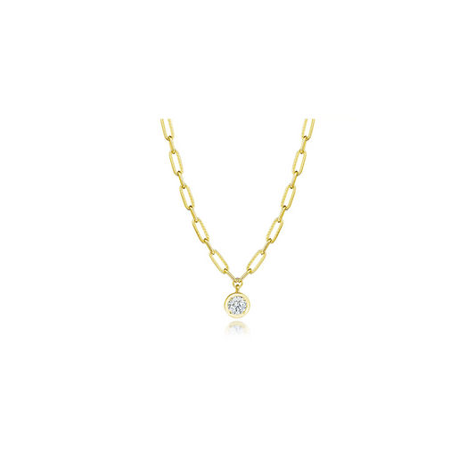 Petite Diamond Link Necklace - 1.54ct