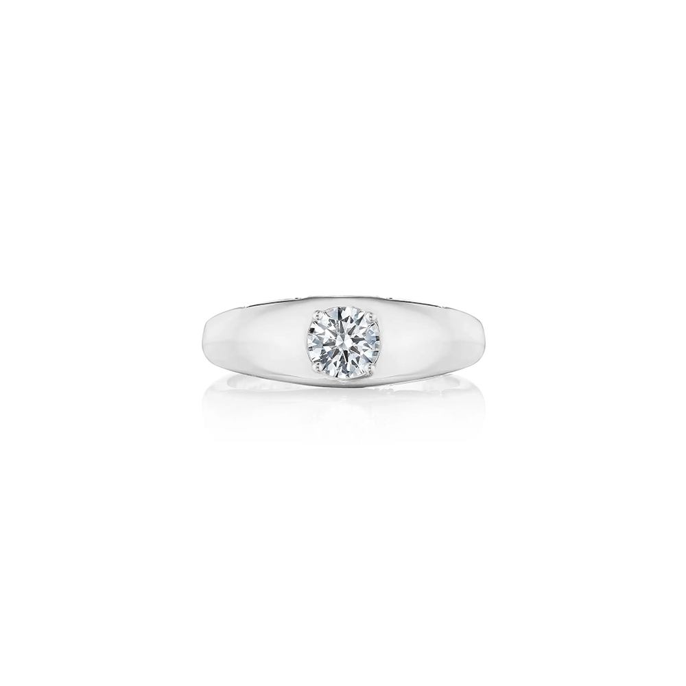 Domed Diamond Ring - 0.52ct