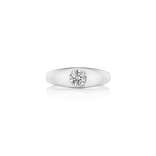 Domed Diamond Ring - 0.52ct