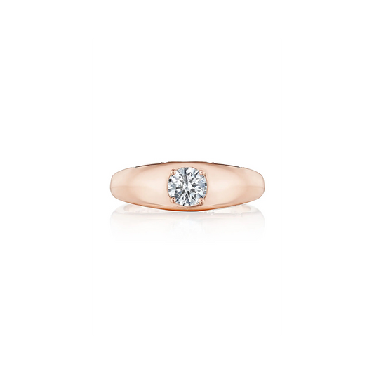 Domed Diamond Ring - 0.52ct